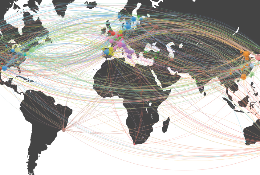 Global map of 17,800 human proteins.