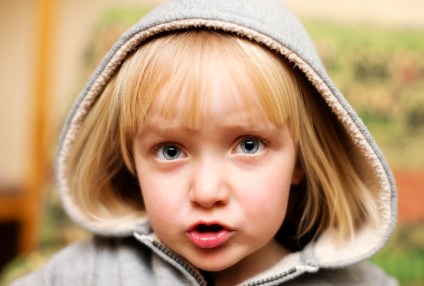 Blond toddler