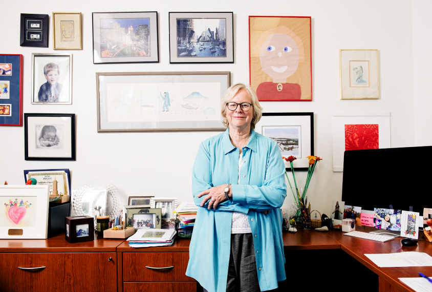 Cathy Lord in her office at UCLA