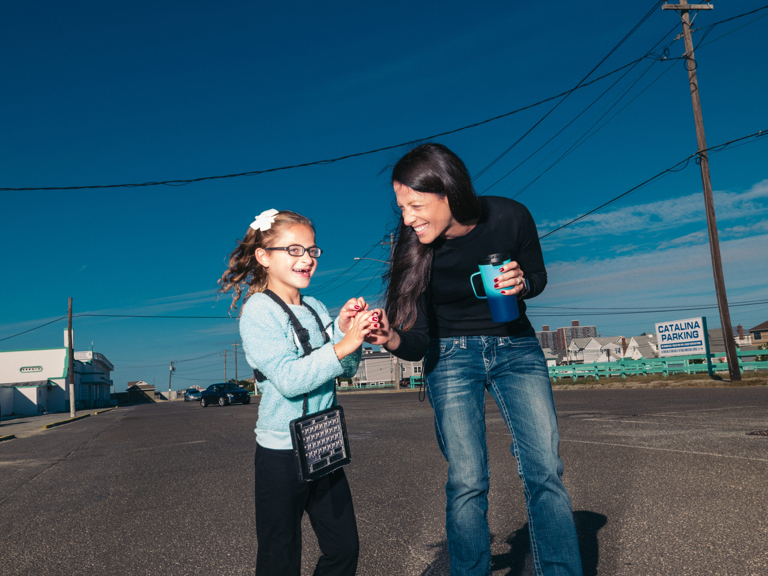 Dr. Berent and her daughter Quincy.