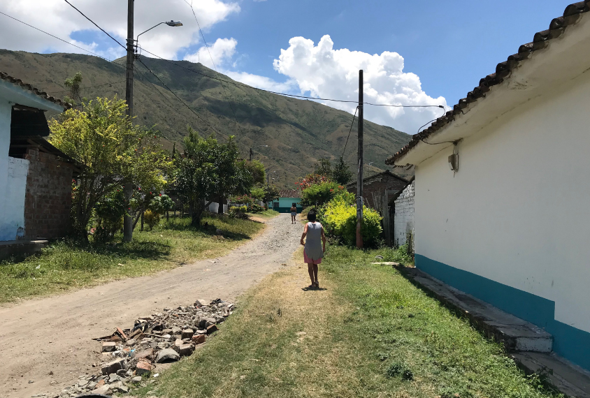 Street view in Ricuarte, Colombia