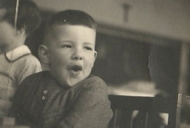 Photograph of Siem at a young age.