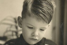 Photograph of Siem at a young age.