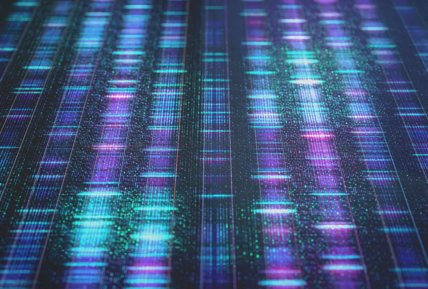 An illustration of DNA sequencing