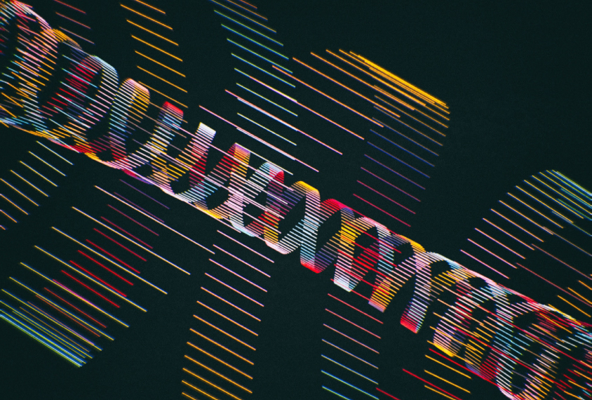 Conceptual illustration of a DNA double helix