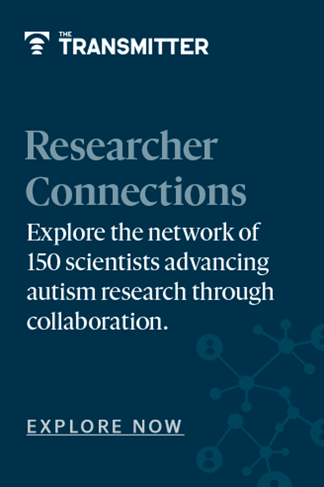 Researcher connections: Explore the network of 150 scientists advancing autism research through collaboration.