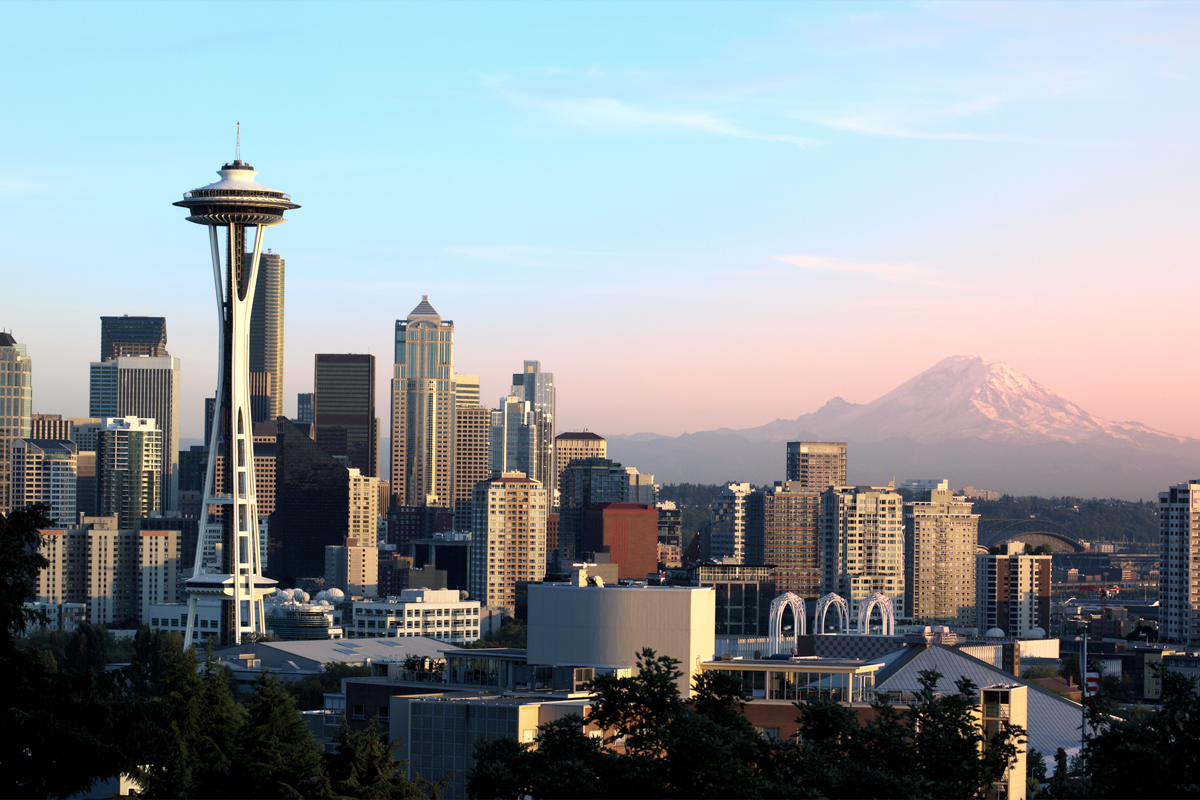 Seattle skyline.