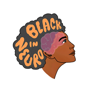 Black in Neuroscience logo.