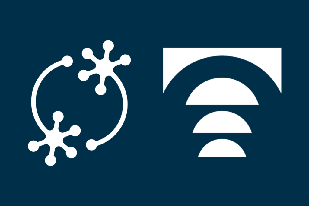 Logos for The Transmitter and Neuromatch.