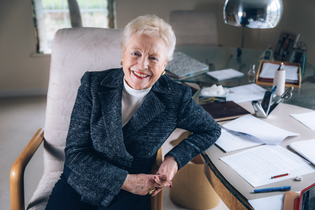 Portrait photograph of Dame Stephanie Shirley.
