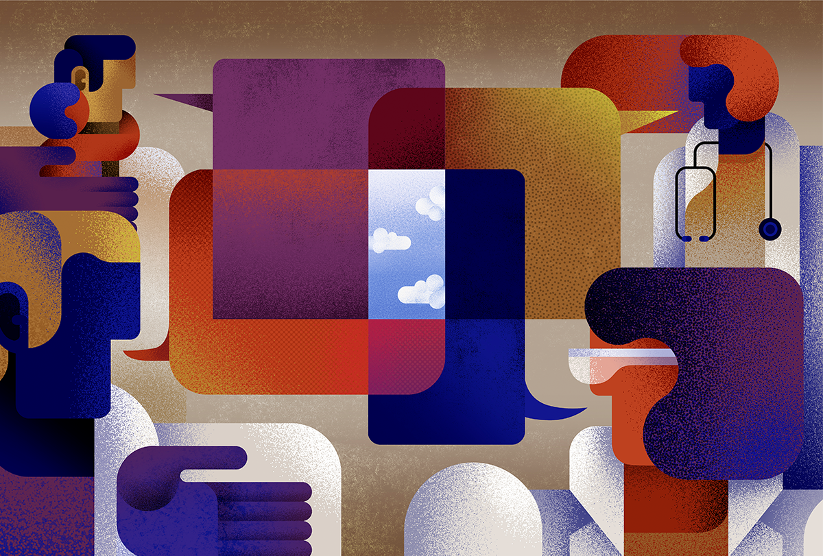dialogue illustration