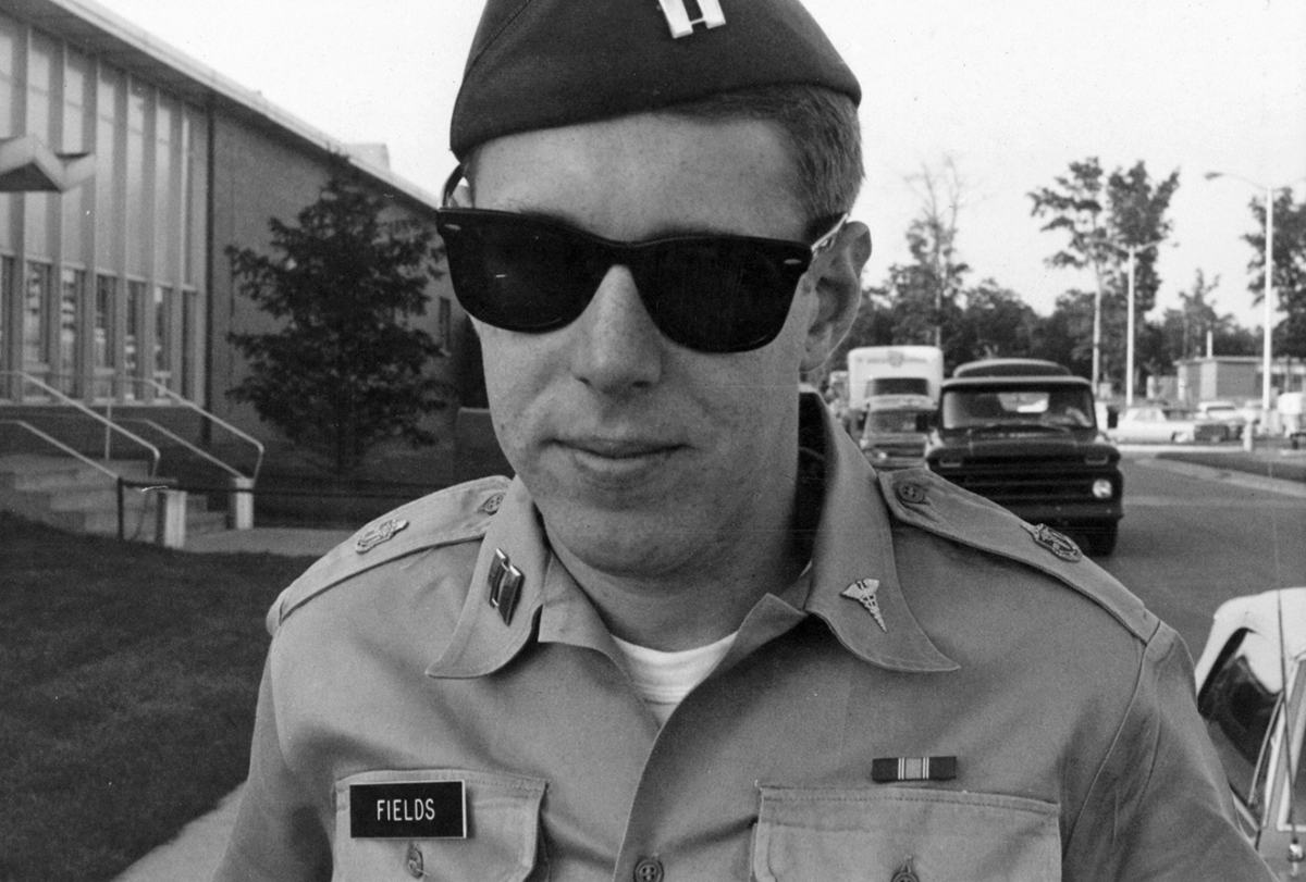 Howard Fields in a US military uniform.
