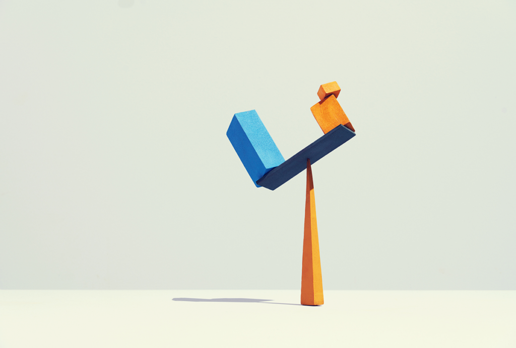 Conceptual image of disjointed communication