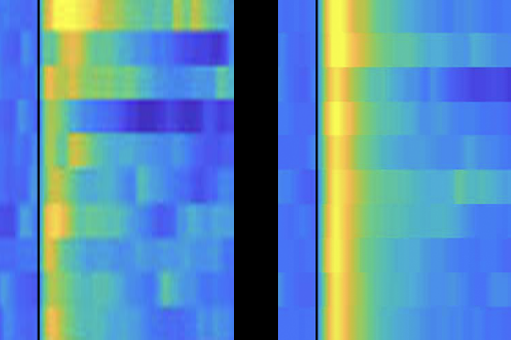 Research image showing dopamine level spikes.