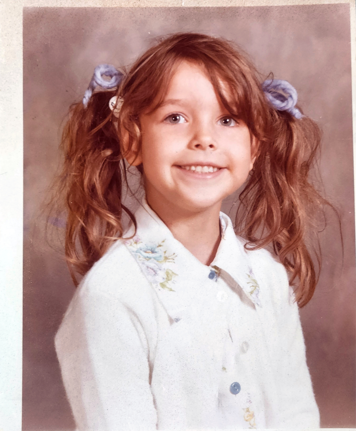 Tempest McDonald as a young child.