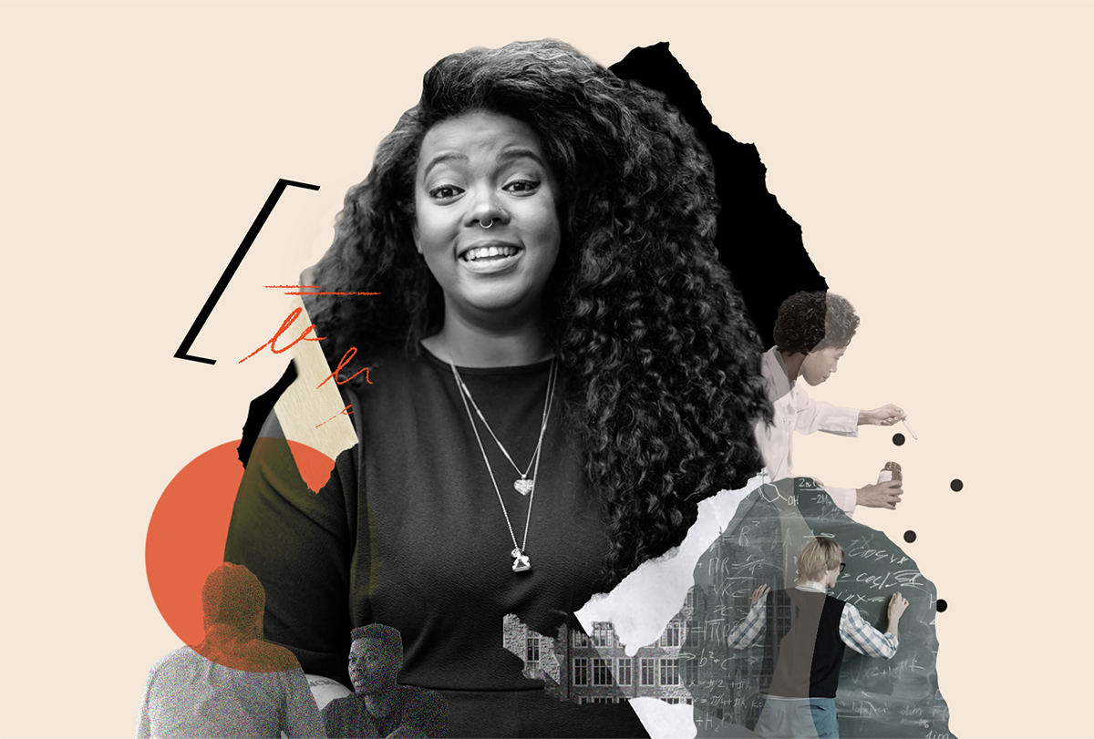 Photo illustration of Kaela Singleton.