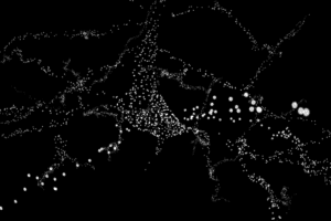 Illustration of neurons connecting.