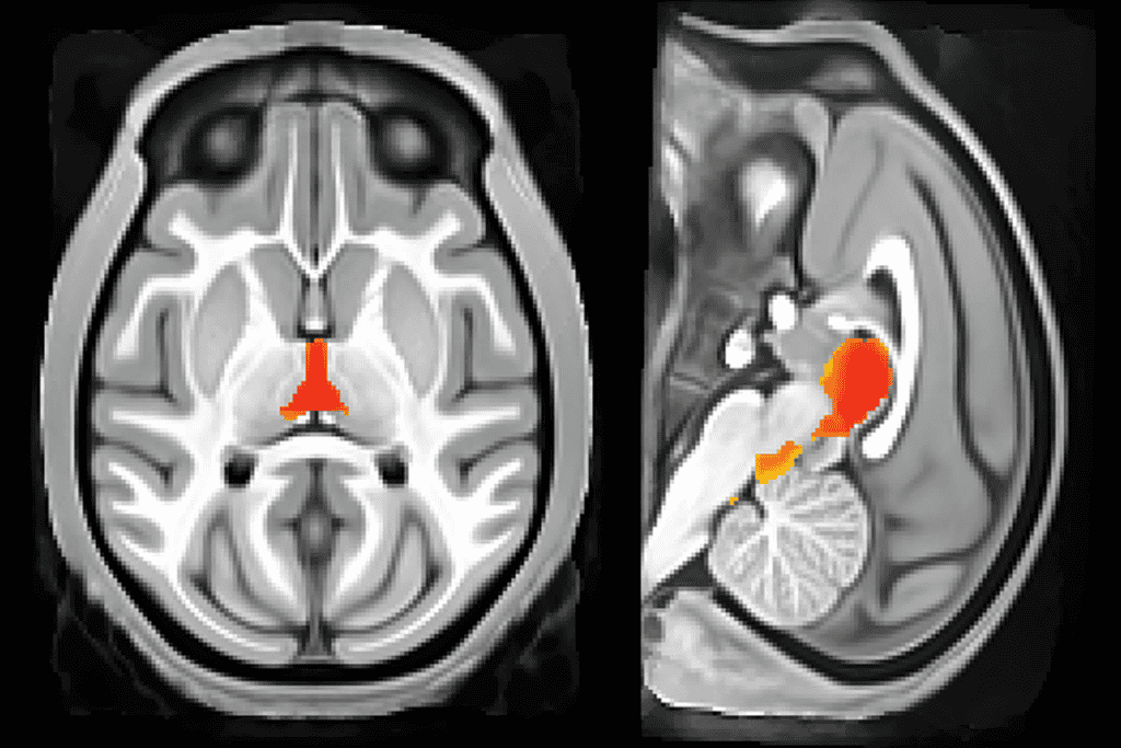 Research image of resting-state functional MRI.
