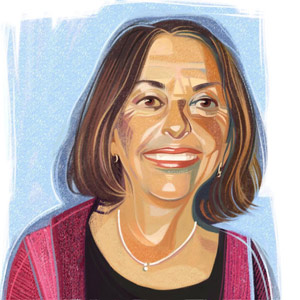 Connecting matters: Helen Tager-Flusberg links autism science to society. Illustration by Ivan Canu